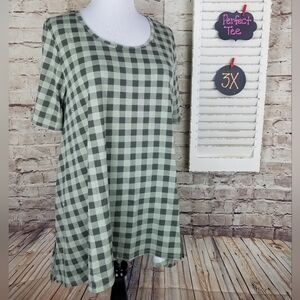 Plaid LuLaRoe Perfect Tee